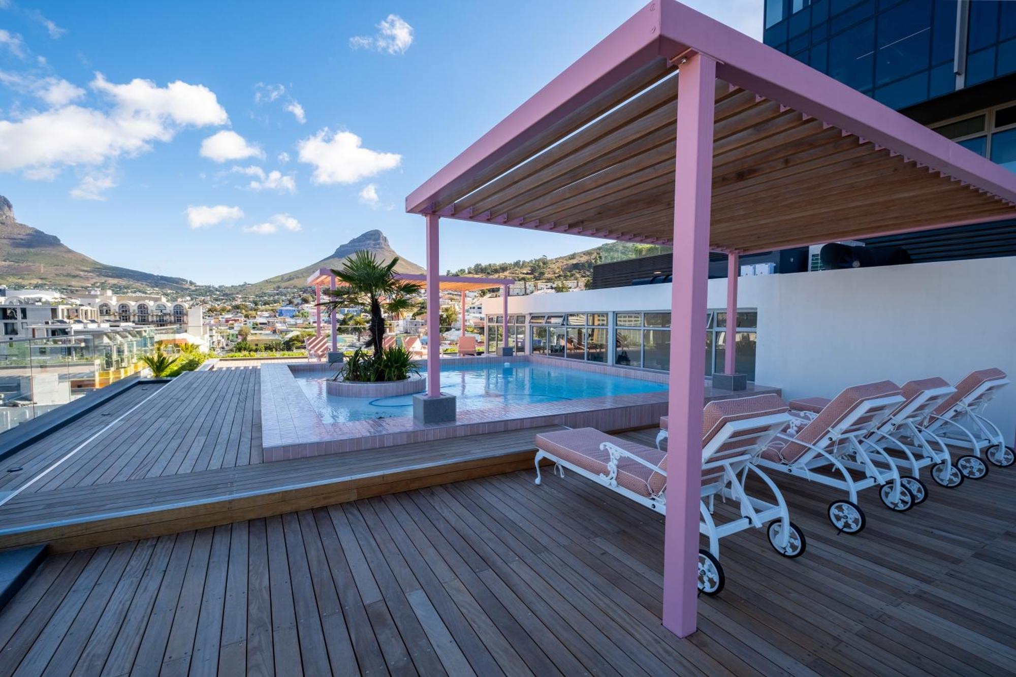The Rose 604: Central Studio With Rooftop Pool Kapstaden Exteriör bild
