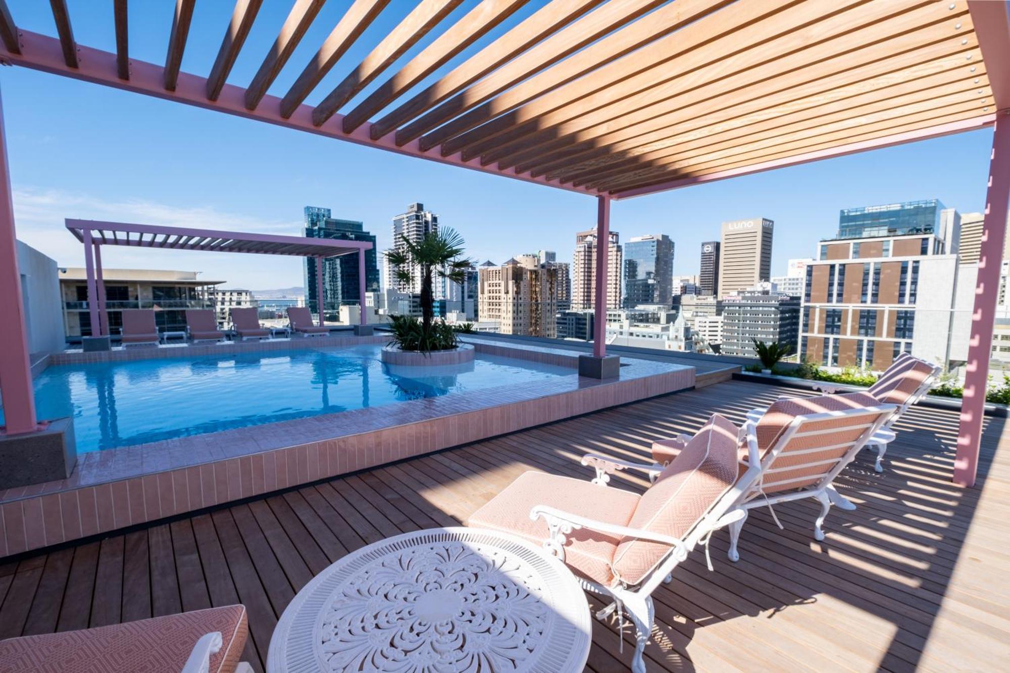 The Rose 604: Central Studio With Rooftop Pool Kapstaden Exteriör bild