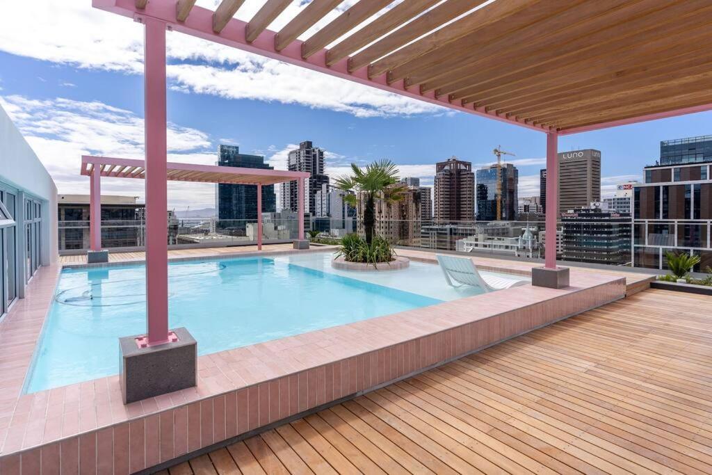 The Rose 604: Central Studio With Rooftop Pool Kapstaden Exteriör bild